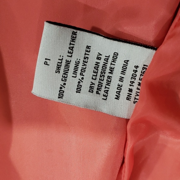 Amaryllis  Motorcycle Jacket Genuine Leather - Picture 10 of 12